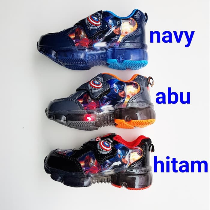 Terlaris {ltd} sepatu avengers #sepatu avengers led #sepatu anak laki