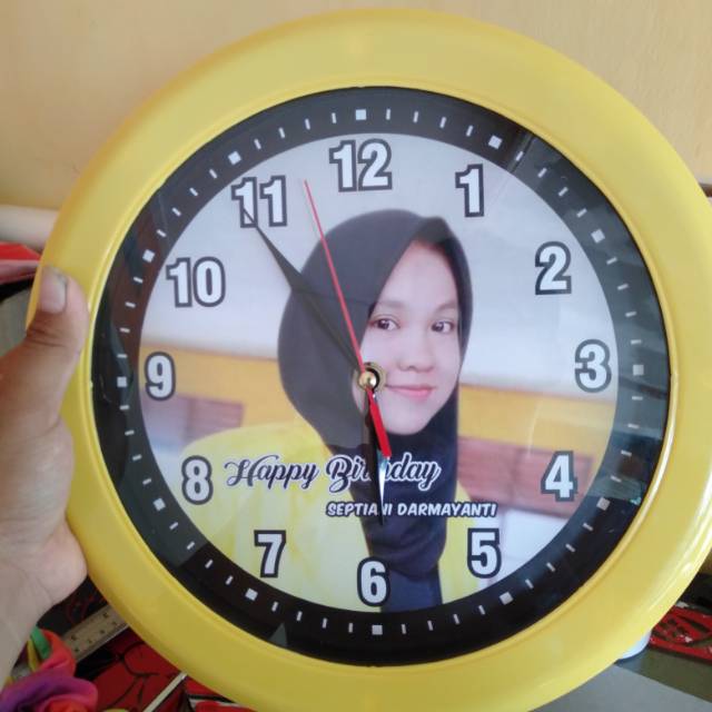 Jam dinding Foto custom