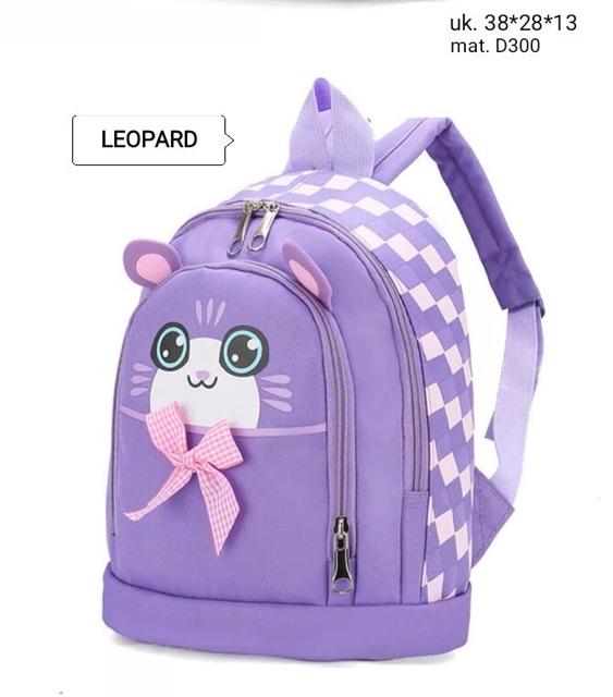 Backpack anak Ransel Lucu warna pastel candy PLAYGROUND MARMUT HAMTARO L’PARD