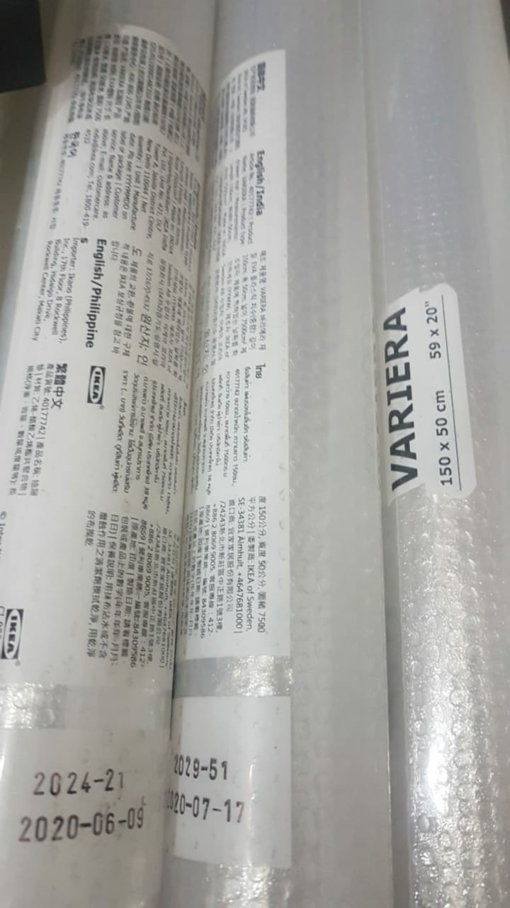 Alas Laci / Alas Meja /  Tatakan Piring Drawer Mat Alas Meja Kerja Anti Slip Shelf Liner