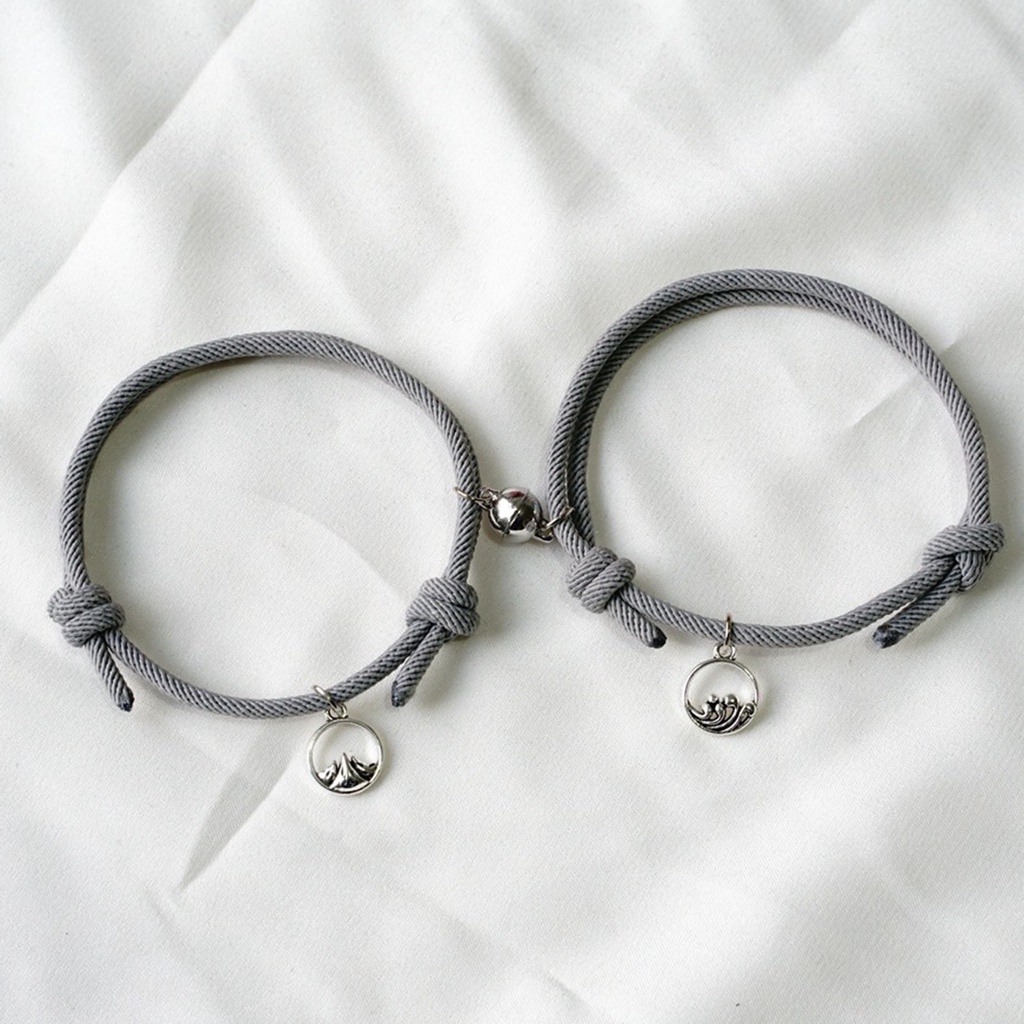 Hu Hu Hu Hu Hu Alat Bantu Pasang Kacamata♡ 2pcs Gelang Magnet Adjustable Untuk Pasangan