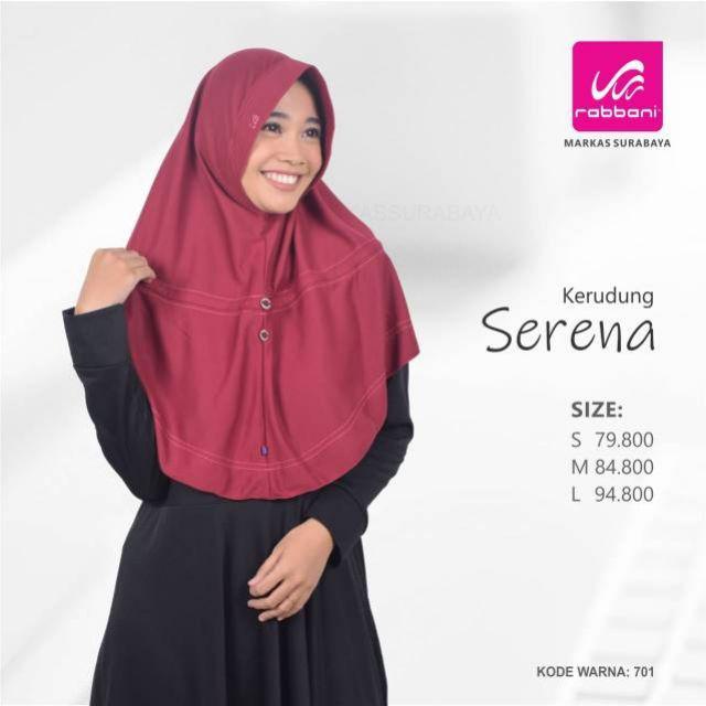 Kerudung instan Rabbani SERENA-Maroon