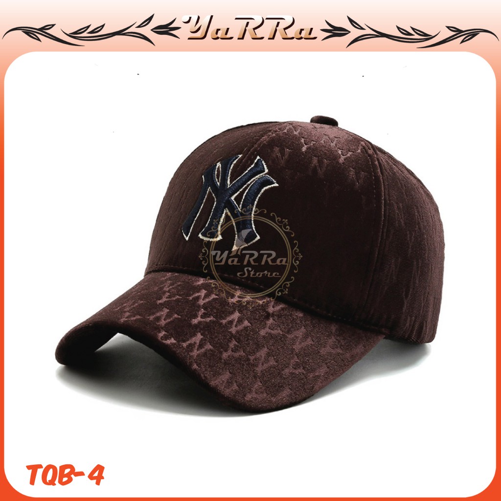 TOPI PRIA BASEBALL NY FASHION WANITA MOTIF HURUF AKSESORIS KEPALA KUALITAS PREMIUM IMPORT TQB