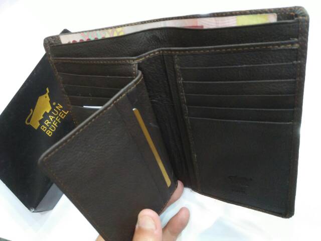 Dompet 3/4 kulit asli braunbuffel