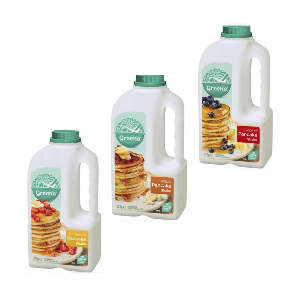 

GREEN'S GREEN Pancake Shake Original Original - Buttermilk - Maple PRODUCT OF AUSTRALIA
