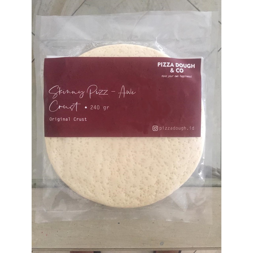 

Adonan Pizza 22cm isi 2 Original Italian Piza Dough Thin Crust Tipis