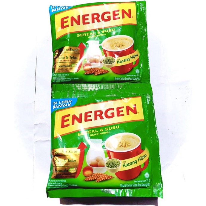 

Nafariz724 Energen Cereal & Susu, Ada 2 Rasa: Kc Ijo Dan Jahe, ( 1 Renceng Isi 10 Pcs )