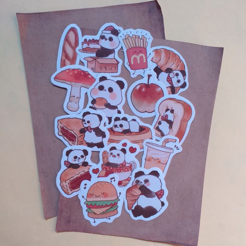 

Sticker aesthetic tumblr fullcolour die cut untuk hias bujo, case dan laptop