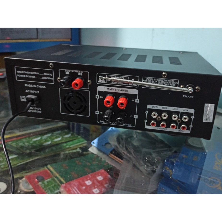 POWER AMPLI MIXING KARAOKE FIRSTCLASS FC A367R mp3 BLUETOOTH