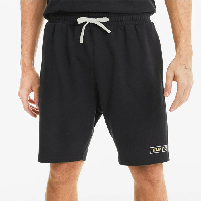 Celana Pendek PUMA HEMP Mens Shorts Black ORIGINAL