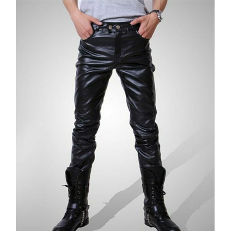 Celana Kulit Asli Pria