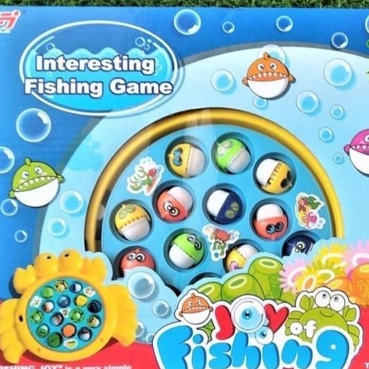 Mainan Anak Memancing Ikan Fishing Game Set Joy FJ5001-1 41-0139