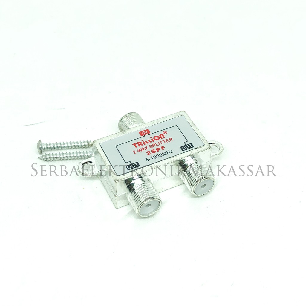 Splitter Televisi Trillion Pembagi Antenna TV 2Way 3Way 4Way