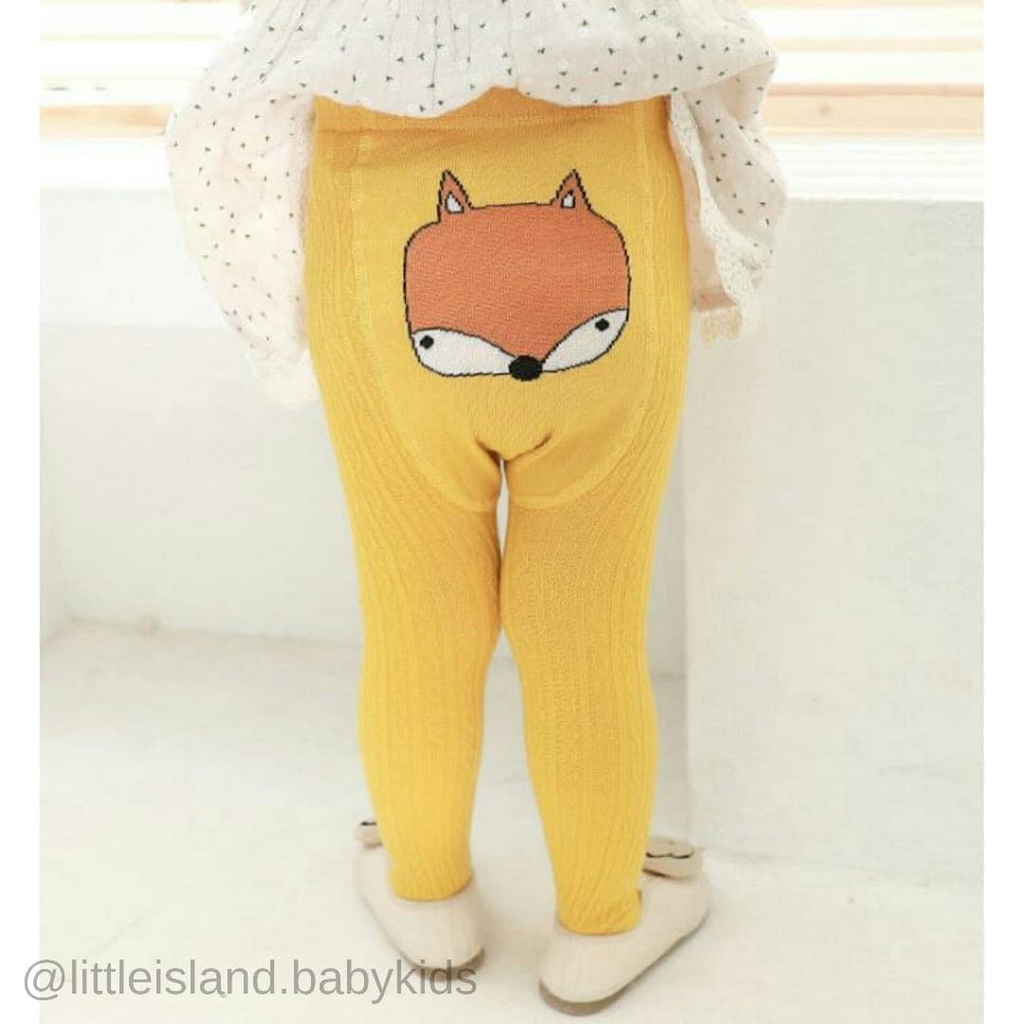 LID7025 Celana Legging Rajut Legging Bayi / Anak Elastisitas Bernapas