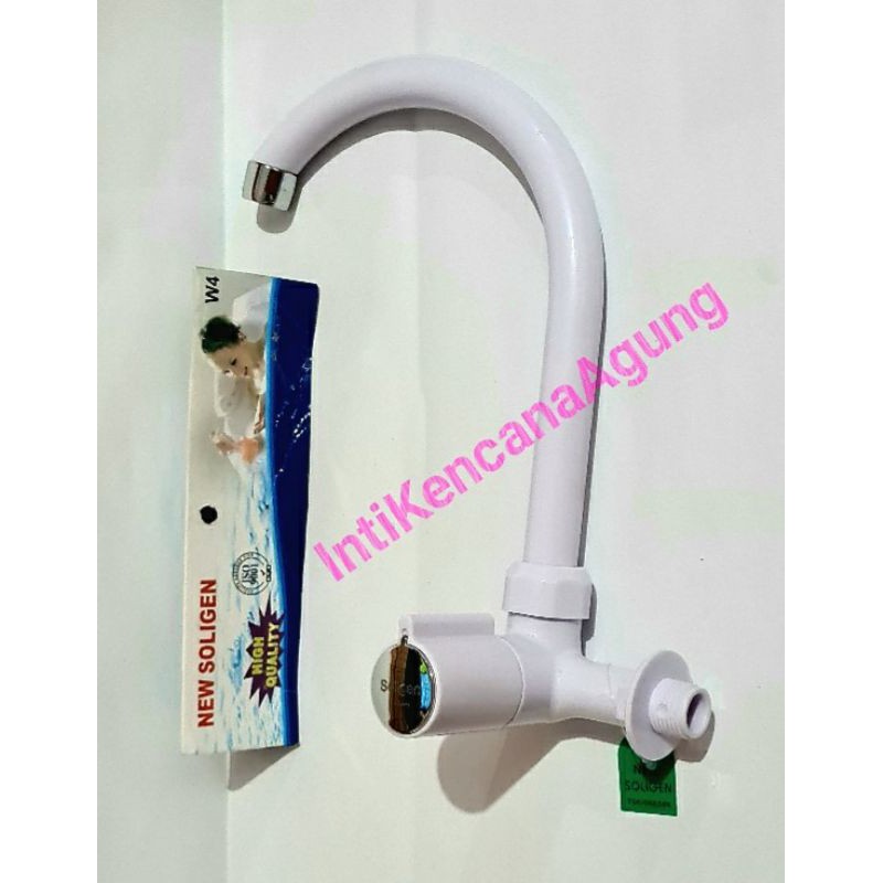 KRAN ANGSA PVC SOLIGEN-KRAN CUCI PIRING PLASTIK-KRAN ANGSA PLASTIK