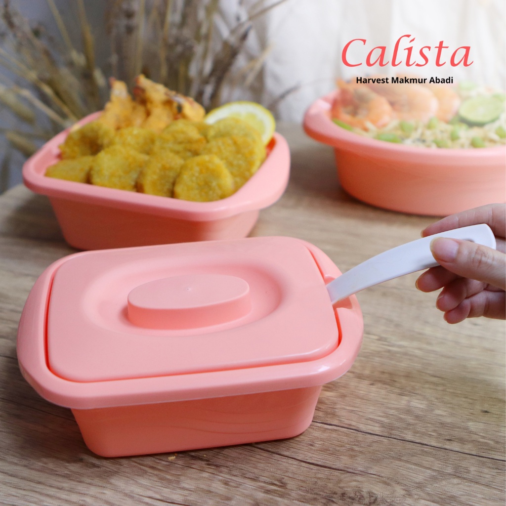 Calista Tempat Saji Makanan 2/4/6 PCS - Lotus Square