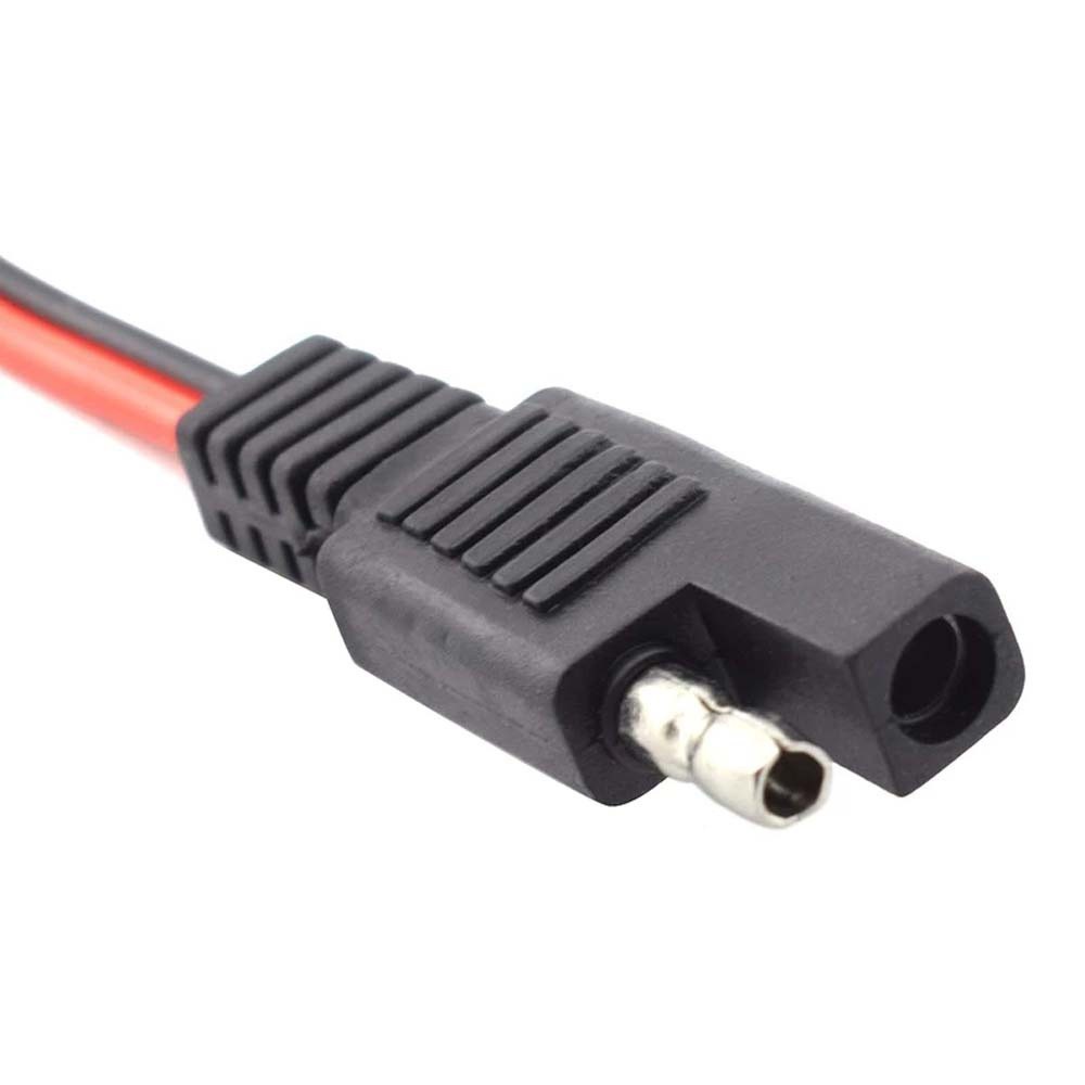 ELEGANT 2/4 PCS SAE Connector Cable 18AWG Battery Plug Wire Power Automotive Cable 30CM Solar Panel Solar Plug 2 Pin Quick Disconnect Car Jump Starter Extension Cable