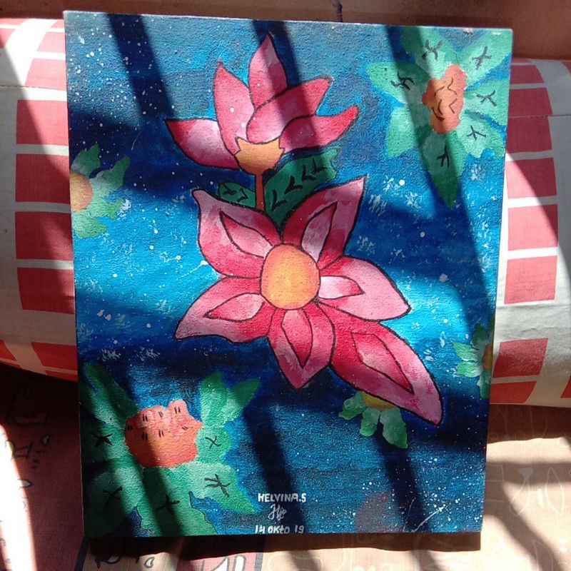 LUKISAN KANVAS, LANGSUNG DARI PELUKIS NYA