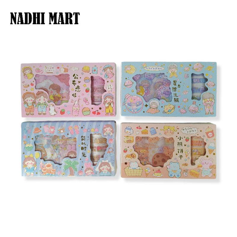 

PAKET STIKER LUCU / FRESH HEART DIY MASKING & STIKER