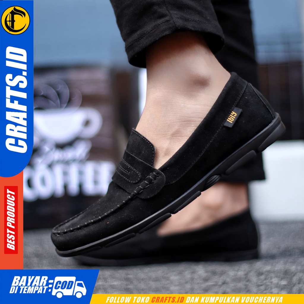 CRAFTS gaslov - Sepatu Casual Slip On Slop Santai Pria