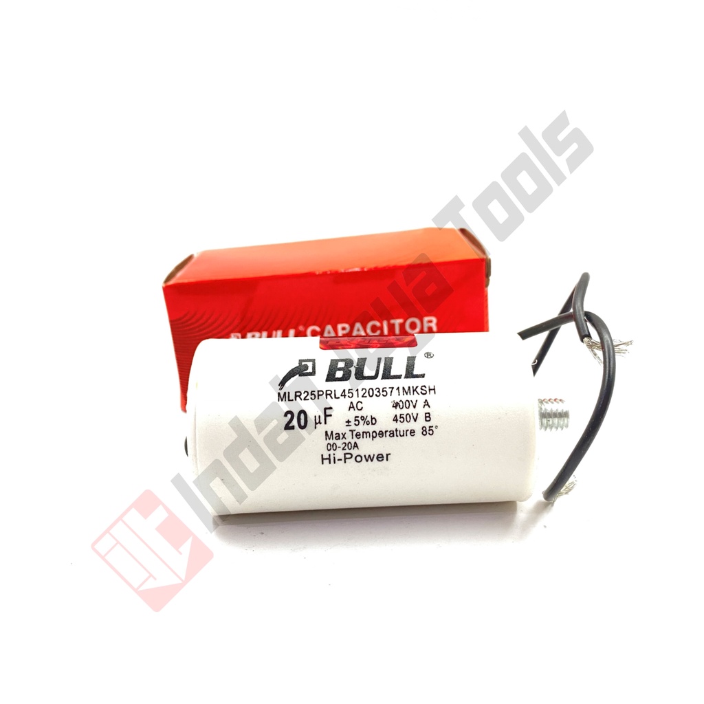 BULL KAPASITOR KOMPRESOR Baut 20 25 uF Starting Kondensor Oilless