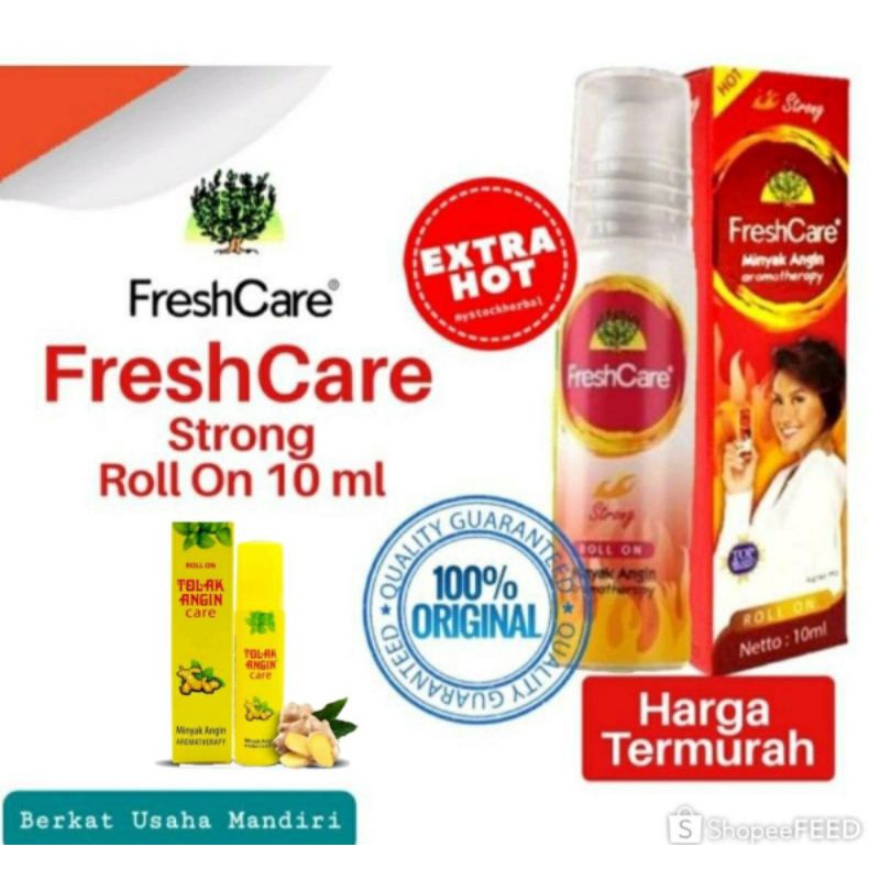 Fresh Care Minyak Angin Aromatherapy Roll On 10ml Varian Terlengkap Terlaris &amp; Garansi 100% Original