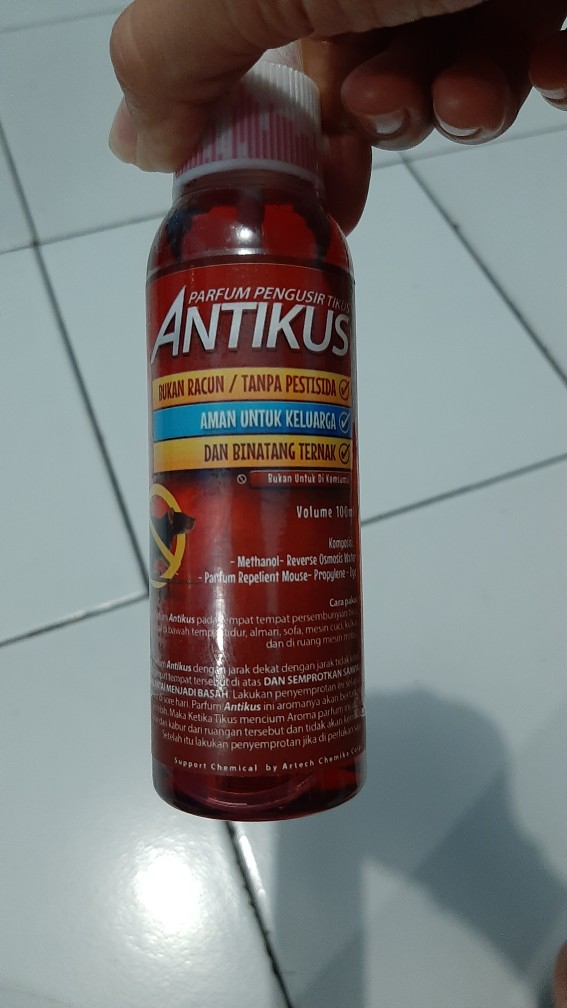Antikus Parfum Pengusir Tikus Paling Ampuh / Ekonomis 100ml / Cocok Usir Tikus Mobil / Motor / Rumah