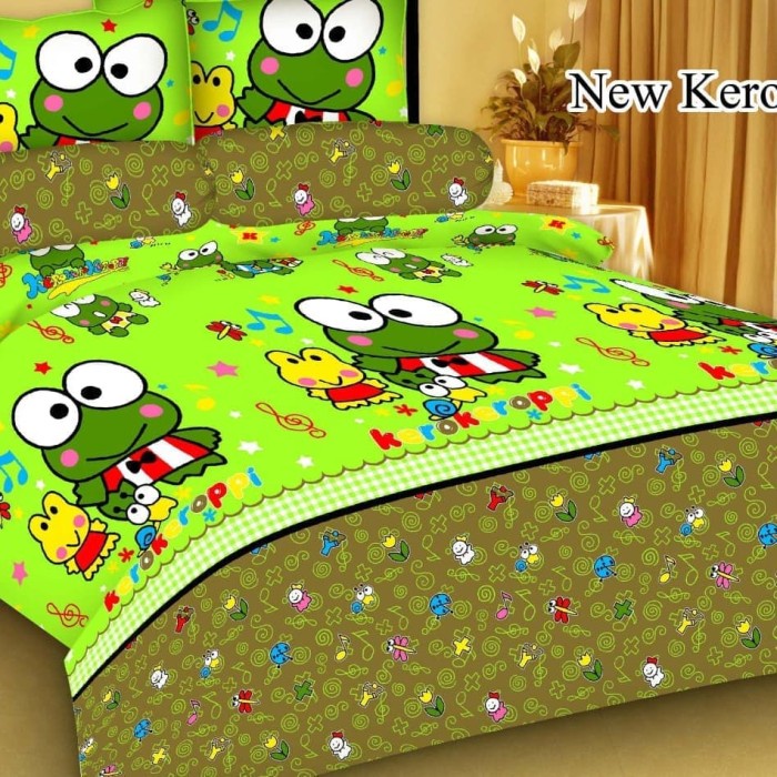 Sprei & Bedcover Premium Sprei Karakter Keropi 180X200 Cm