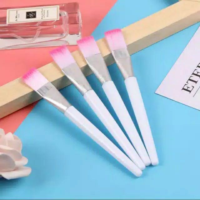 Kuas Masker Wajah Makeup Brushes Kosmetik Putih Susu Facemask