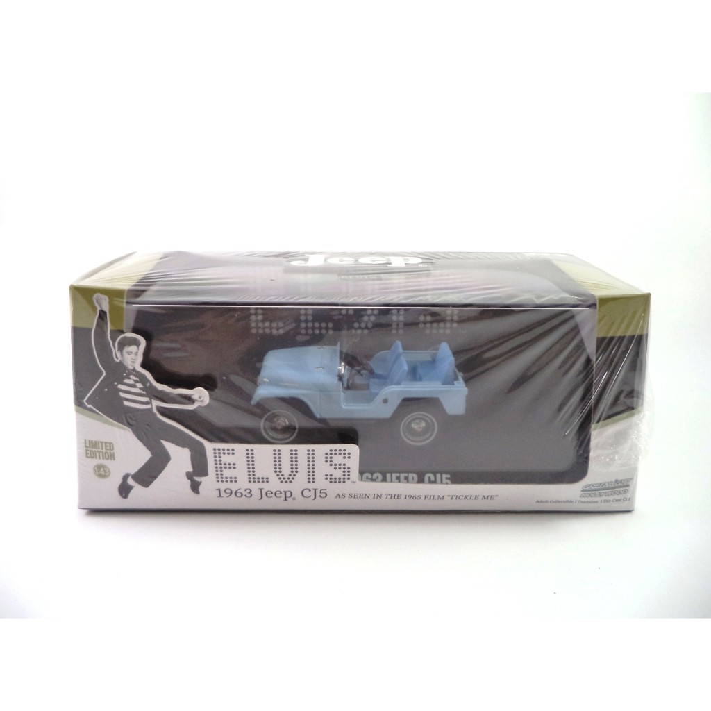 GREENLIGHT 1:43 LIMITED EDITION ELVIS 1963 JEEP CJ5