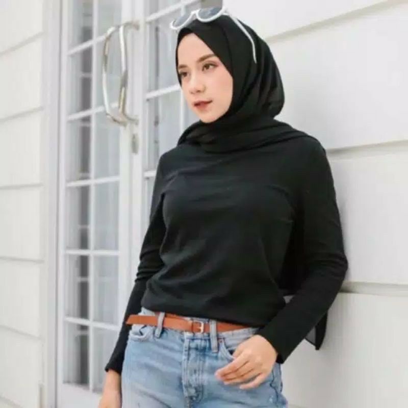 MANSET BAJU Daleman Wanita Lengan panjang Longsleeve /Baju Atasan Wanita high neck All size fit to L