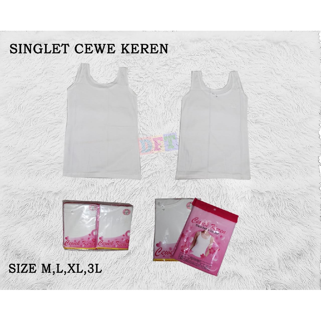 BEE - Singlet Wanita Kaos Dalam Wanita Atasan Wanita Keren