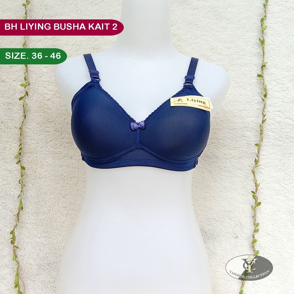 BH Liying Busa | Liying Bra Wanita Busa Sedang Tanpa Kawat Size Jumbo - May Yasmine