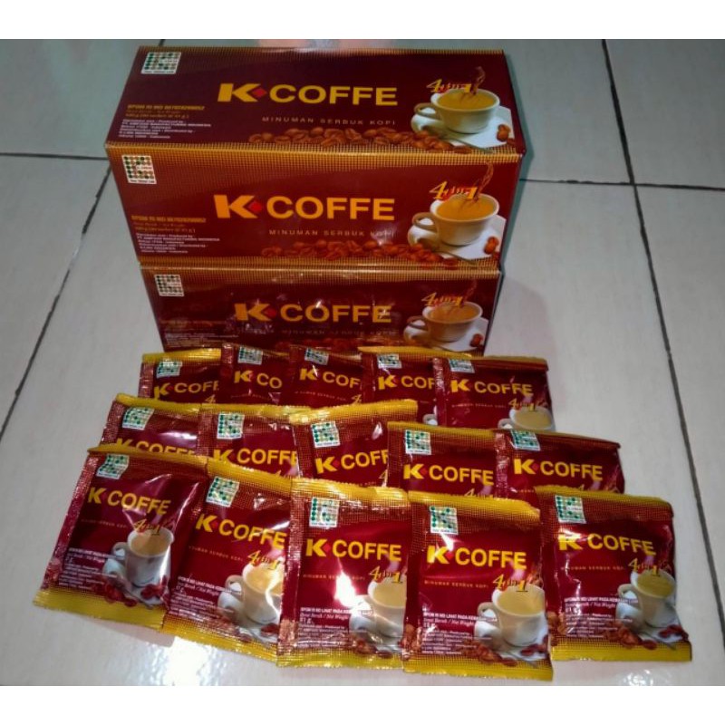 kopi kuat tahan lama//original produk k-Link kemasan eceran 20 sachet