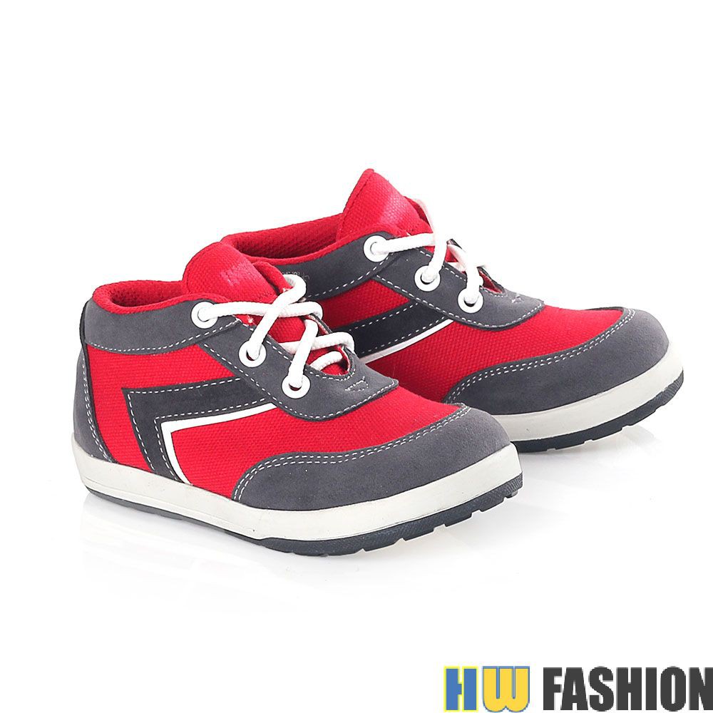 Infikids - KID 796 Sepatu Sekolah Anak Laki Red Kom murah original cibaduyut keren