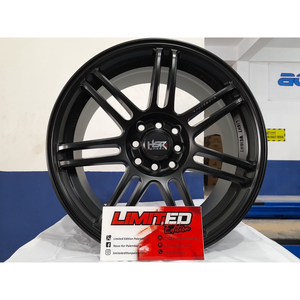 VELG RACING HSR RING 17 LUBANG 4 , LEBAR 7,5 ET45