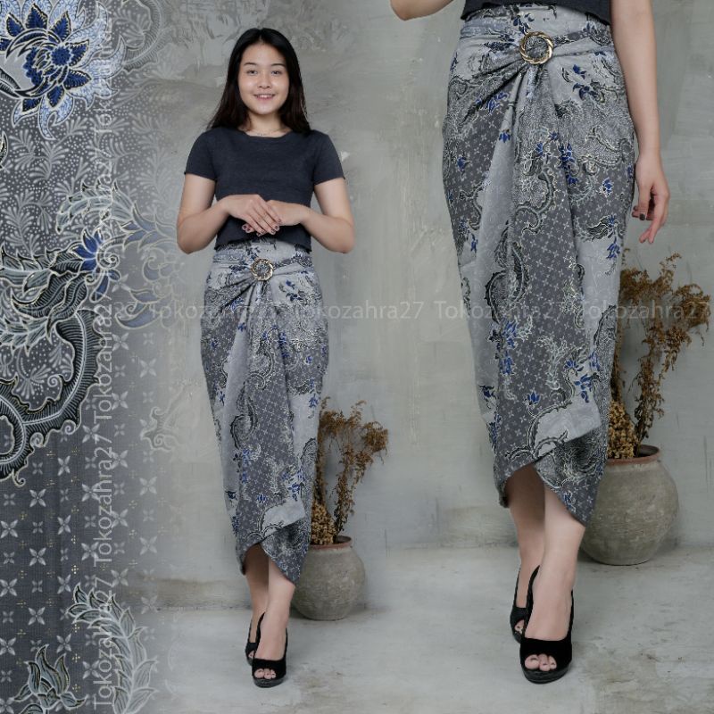 Rok Serut Batik Lilit Motif Utun Rok Bawahan Kebaya Rok Kondangan