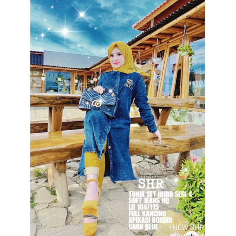 TERBARU SHR TUNIK +HIJAB GC ORI 100 %