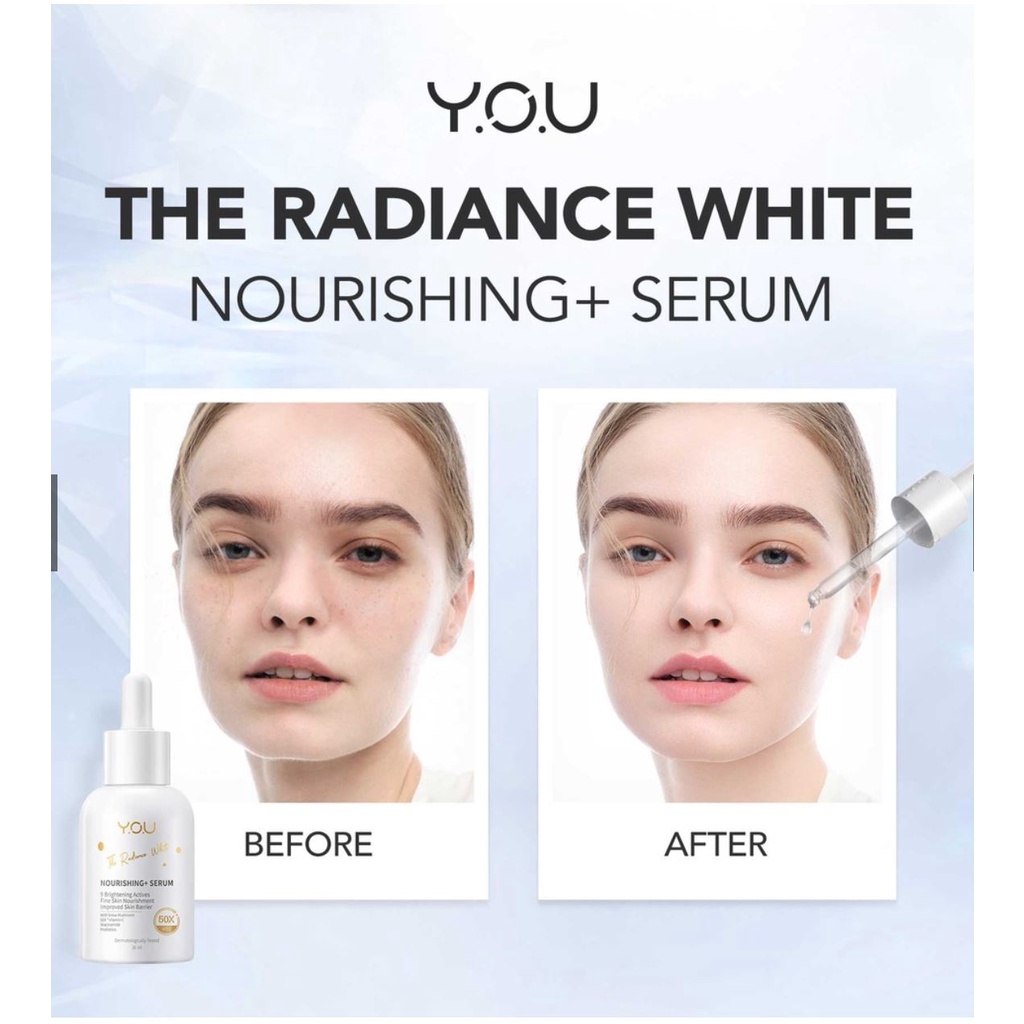 The Radiance White Nourishing+ Serum Niacinamide dan Vitamin C