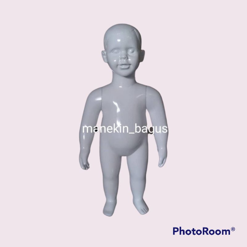 MANEKIN/PATUNG Baju Anak FULL BODY ANAK BABY dengan WAJAH  Fiberglass kualitas premium