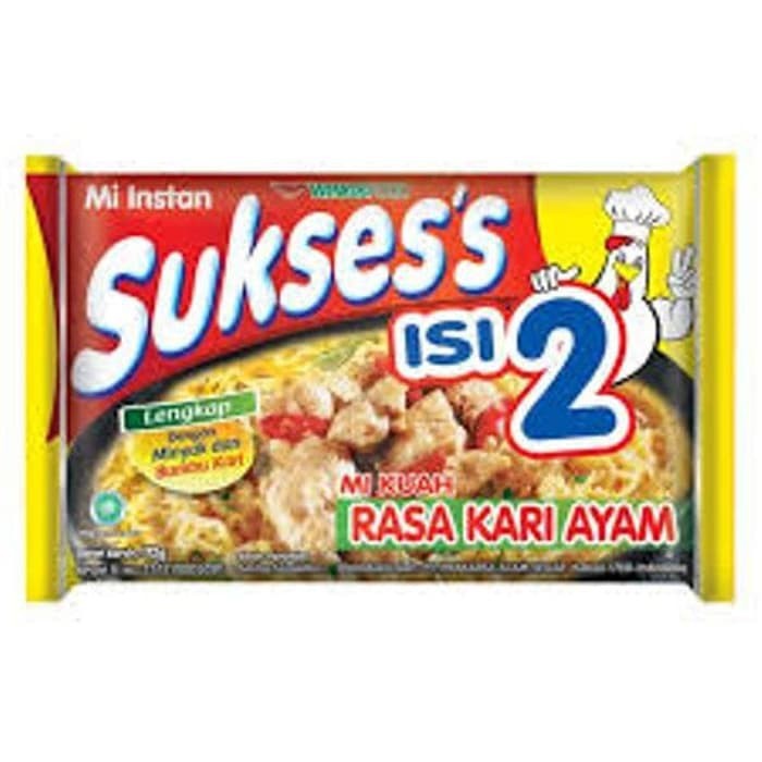

Suksess Mie Kuah Kari Ayam 116gr