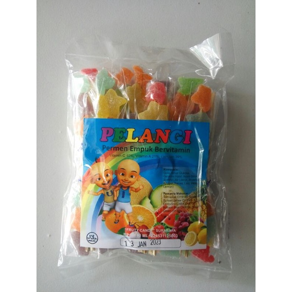 

permen empuk bervitamin PELANGI