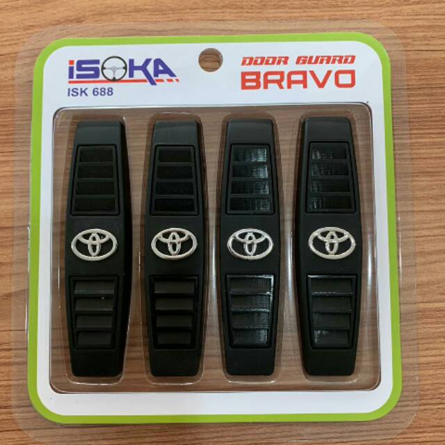 Doorguard Toyota door guard logo Toyota pelindung sisi pintu mobil