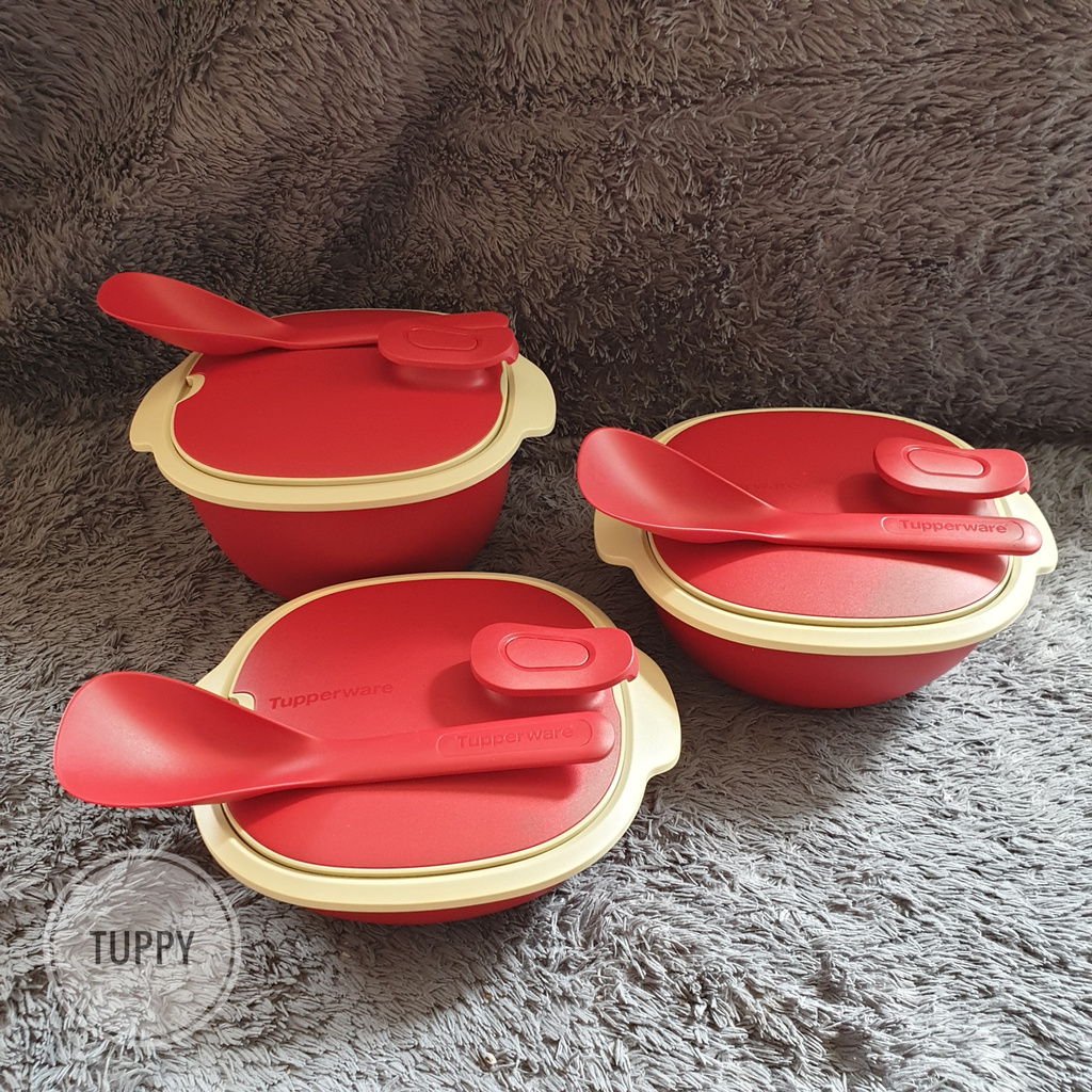 Promo Warmie Tup Set (3) Wadah Saji Insulated Tuppeware