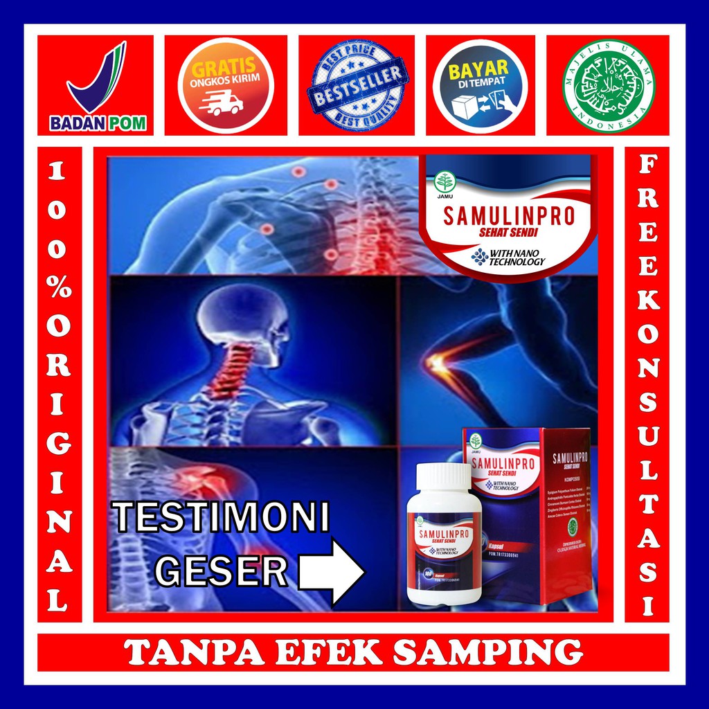 SamulinPro Acep Herbal Obat Herbal Rematik Obat Nyeri Sendi Obat Radang Sendi Jamu Herbal Rheumatoid
