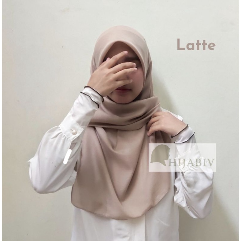 SEGI EMPAT PARIS PREMIUM FINISHING JAHIT TEPI ANTI LETOY (FREE POUCH)-PREMIUM LATTE