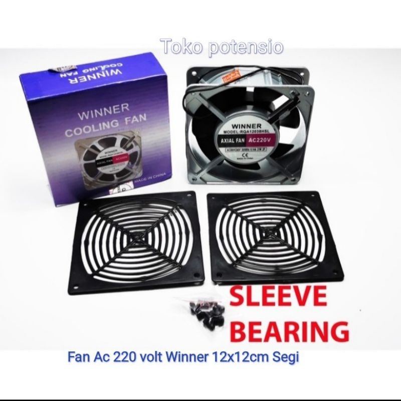 FAN AC 220VOLT WINNER 12X12CM SEGI