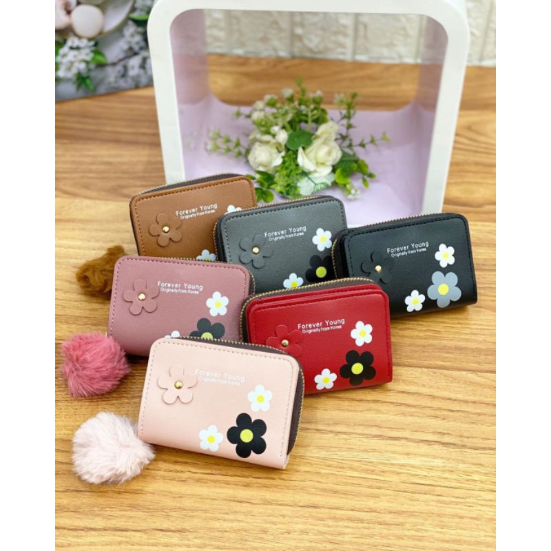 Dompet FY import SJ03 free pompom