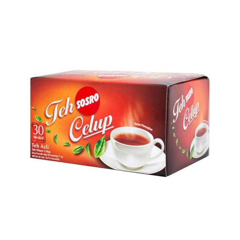 

Sosro Teh Celup Hitam Isi 30 pcs