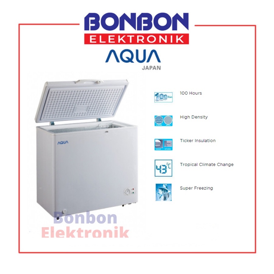 AQUA Chest Freezer 150L AQF-160W / AQF 160 W